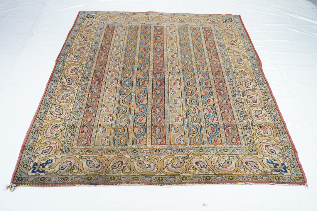 Antique Qum Rug 4'8'' x 6'10''