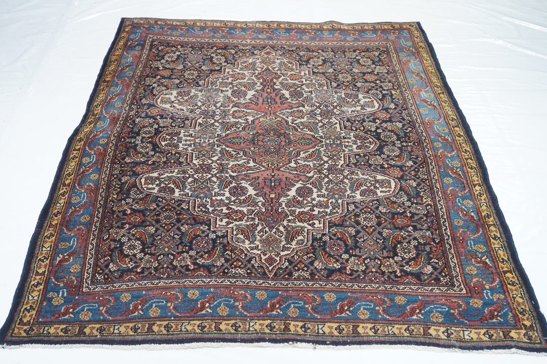 Antique Bibikabad Rug 4'9'' x 6'9''