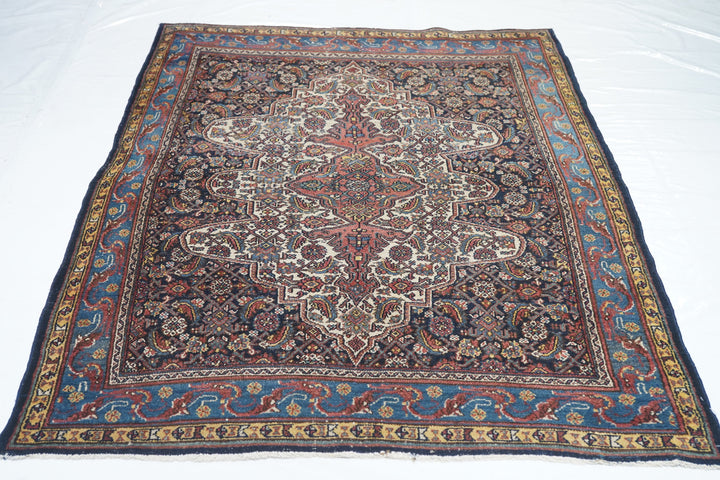 Antique Bibikabad Rug 4'9'' x 6'9''