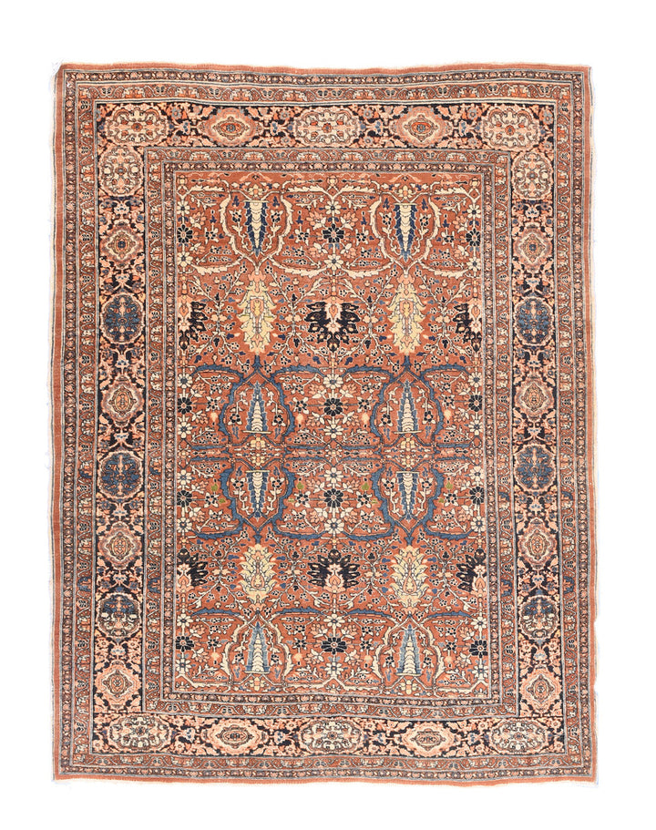 Antique Tabriz Haji Jalili Rug 4'6'' x 5'10''