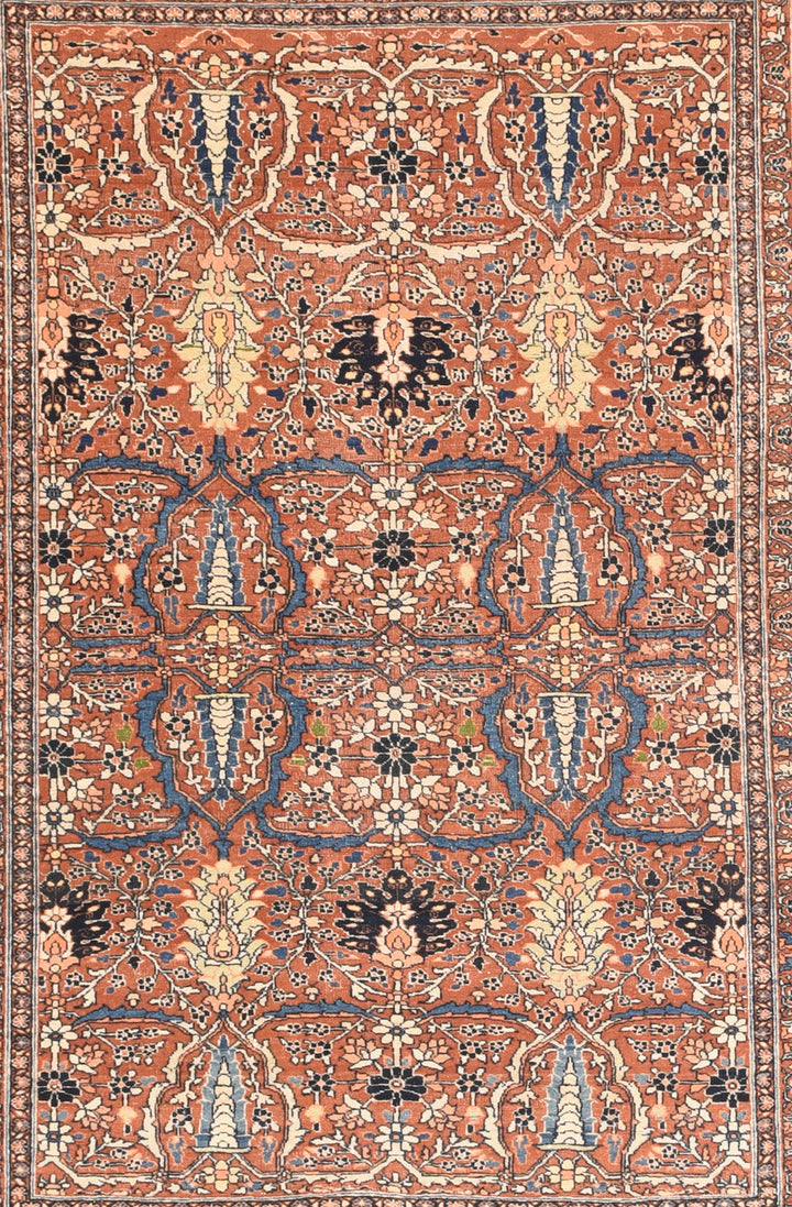 Antique Tabriz Haji Jalili Rug 4'6'' x 5'10''