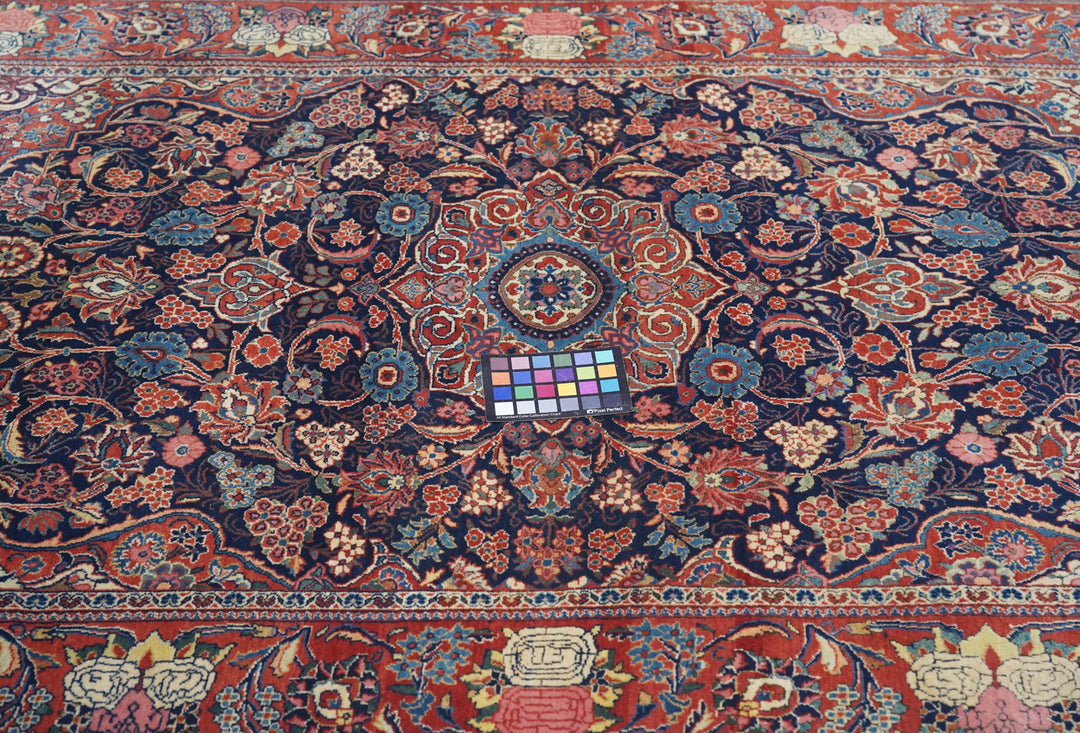 Vintage Persian Kashan Rug 4'8'' x 7'7''