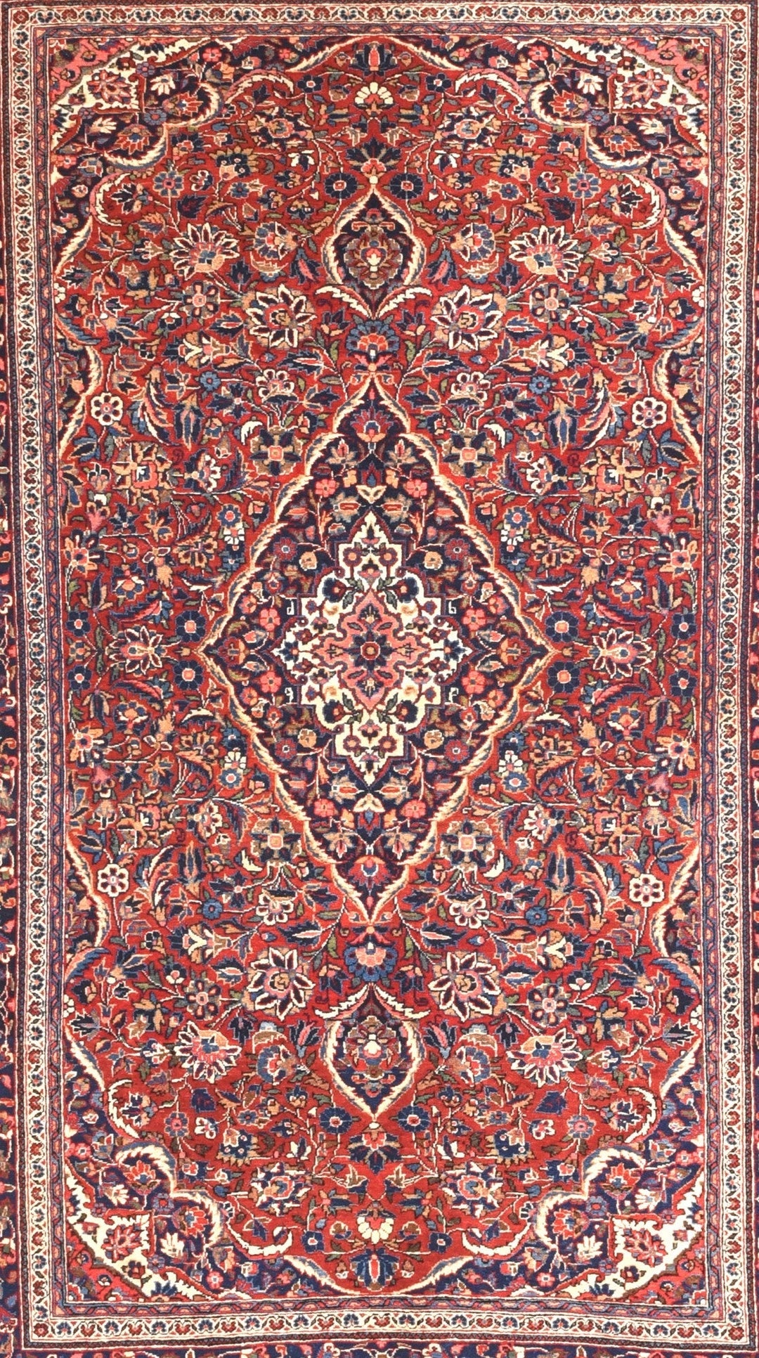 Antique Persian Kashan Rug 4'4'' x 7'2''