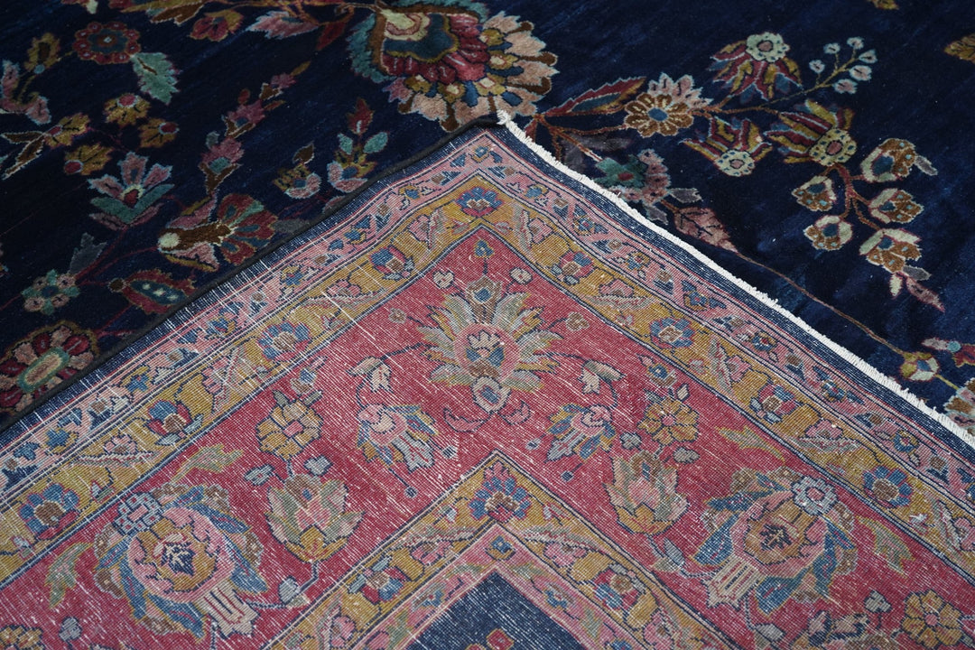 Antique Sarouk Mohajeran Rug 8'9'' x 11'9''