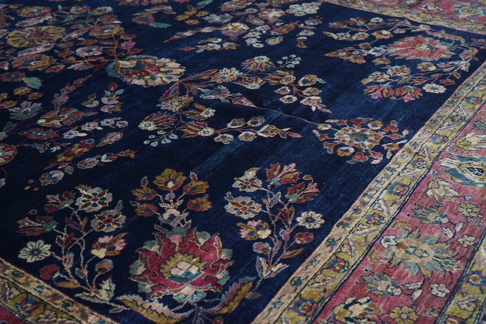 Antique Sarouk Mohajeran Rug 8'9'' x 11'9''