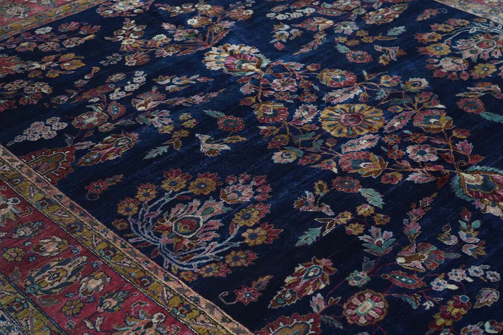 Antique Sarouk Mohajeran Rug 8'9'' x 11'9''