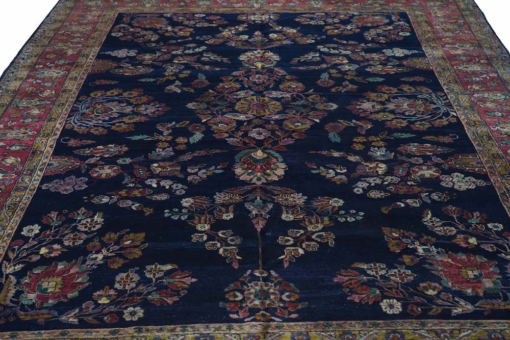 Antique Sarouk Mohajeran Rug 8'9'' x 11'9''