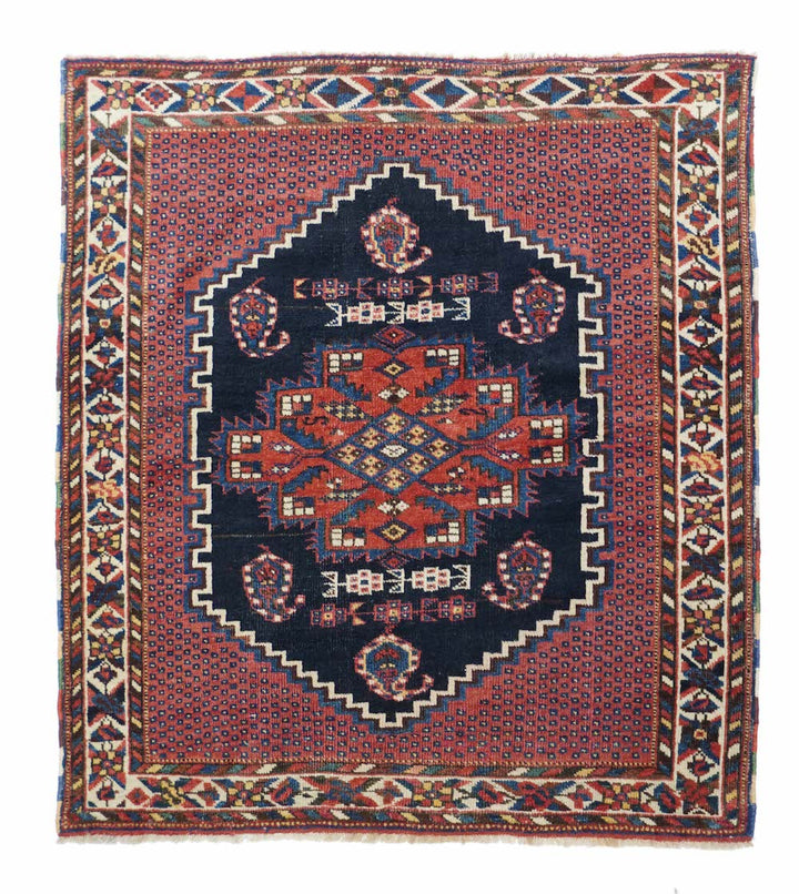 Antique Afshar Rug 3'6'' x 3'10''