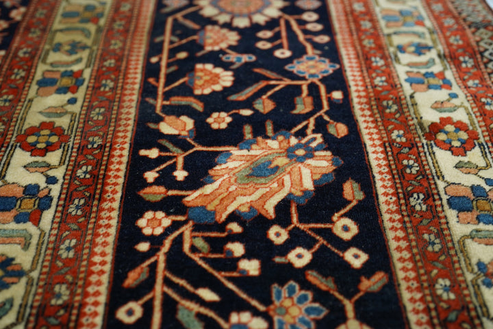 Antique Mohtasham Kashan Rug 9'0" x 12'6''