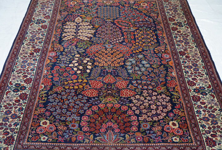 Antique Kashan Rug 4'5'' x 6'9''