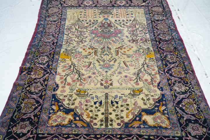 Antique Tehran Rug 4'4'' x 7'0"