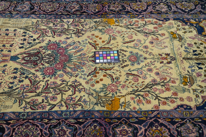 Antique Tehran Rug 4'4'' x 7'0"