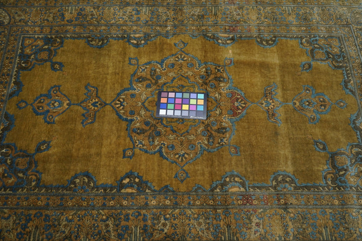 Antique Kashan Rug 3'4'' x 4'10''