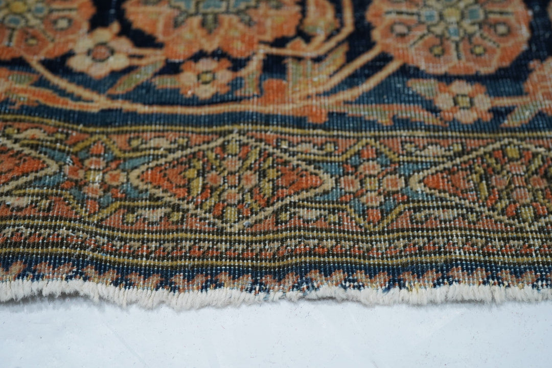 Antique Mohtasham Kashan Rug 4'6'' x 6'6''