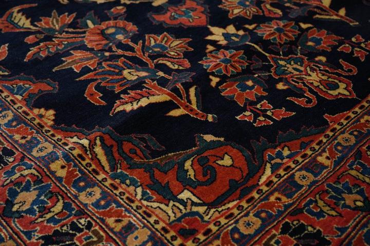 Antique Sarouk Rug 4'4'' x 6'6''