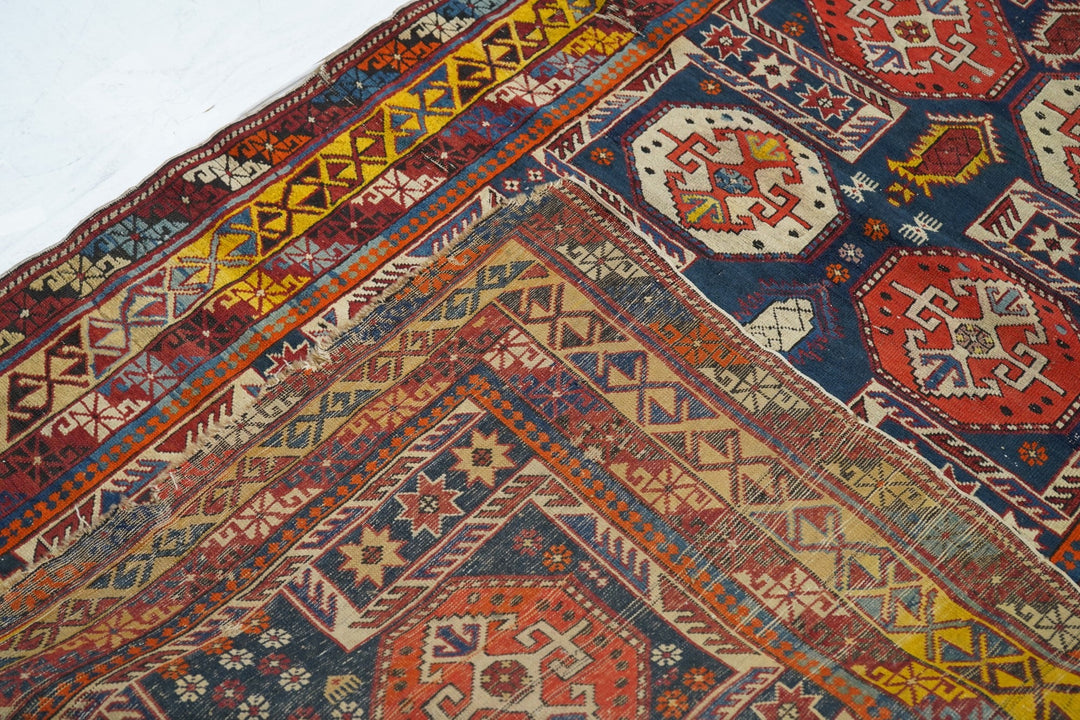 Antique Kuba Rug 3'9'' x 6'3''