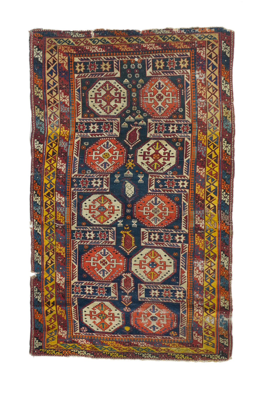 Antique Kuba Rug 3'9'' x 6'3''