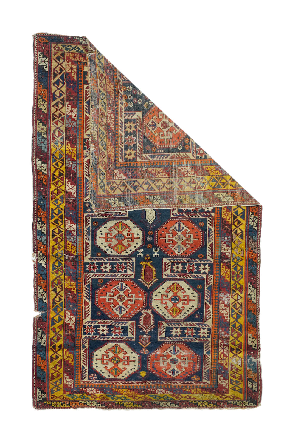 Antique Kuba Rug 3'9'' x 6'3''