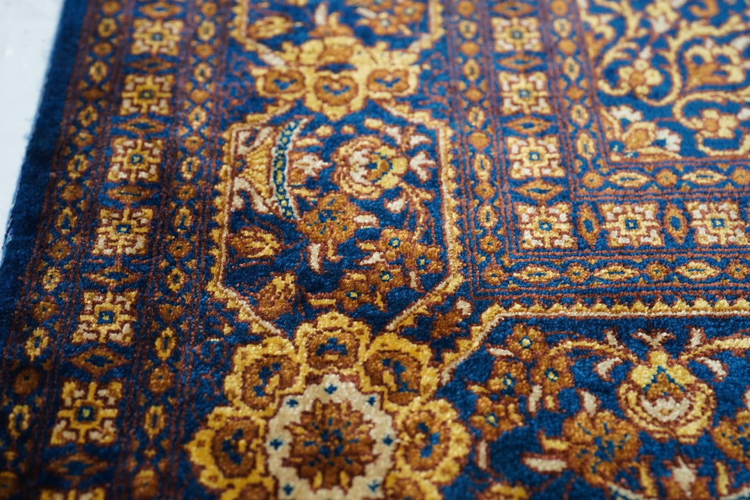 Extremely Fine Persian Silk Qum Rug 3'2'' x 5'2''