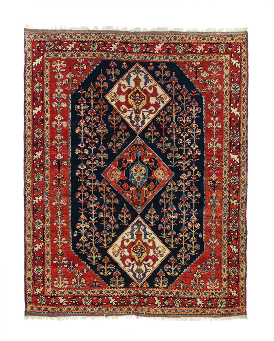 Antique Qashqai Rug 3'10'' x 5'