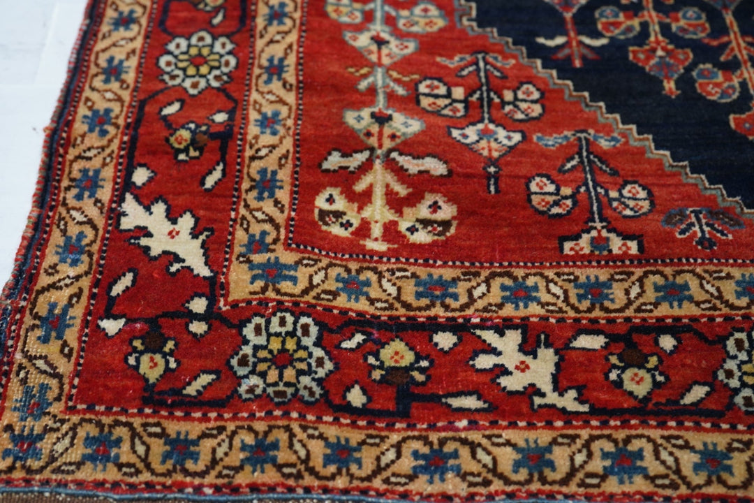 Antique Qashqai Rug 3'10'' x 5'0"