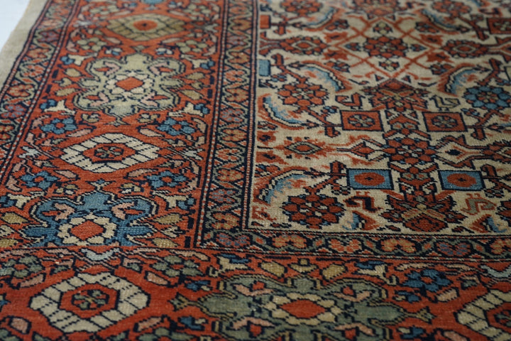 Antique Farahan Sarouk Rug 4'7'' x 6'10''