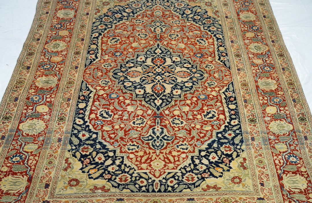 Antique Haji Jalili Tabriz Rug 4'3'' x 6'2''