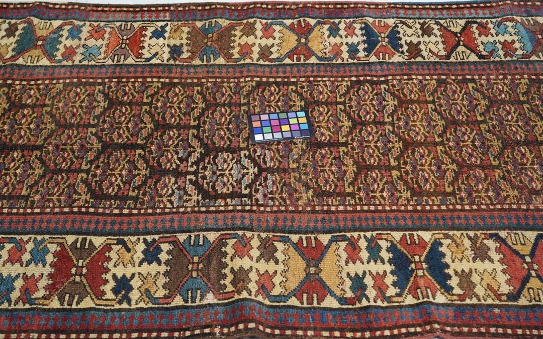 Antique Kazak Runner 3'6'' x 10'9''