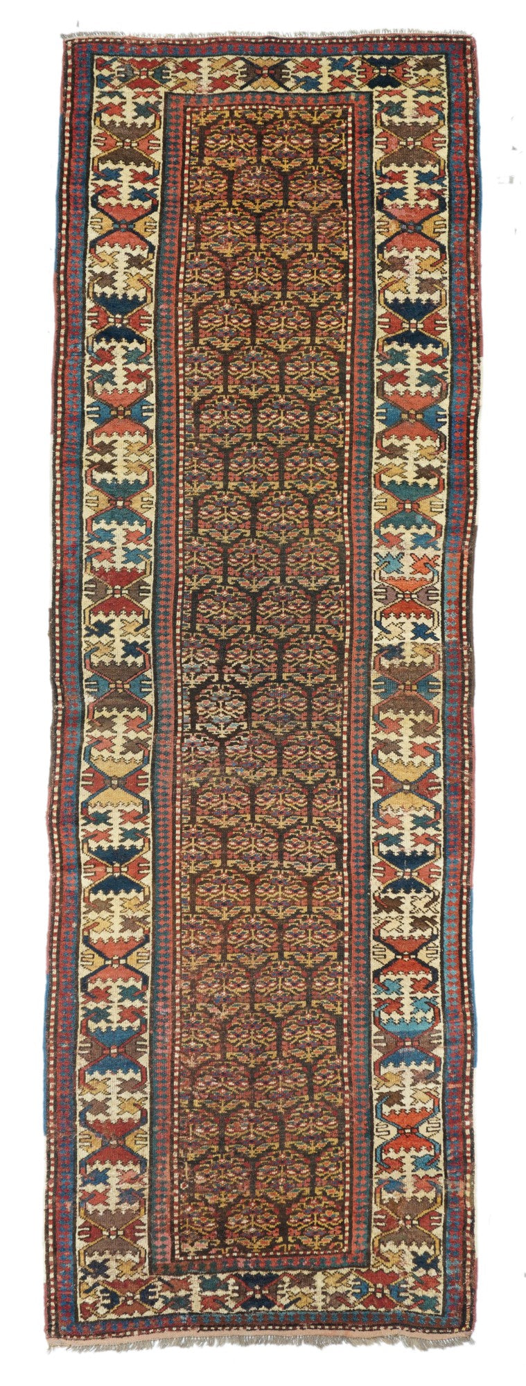 Antique Kazak Rug 3'6'' x 10'9''