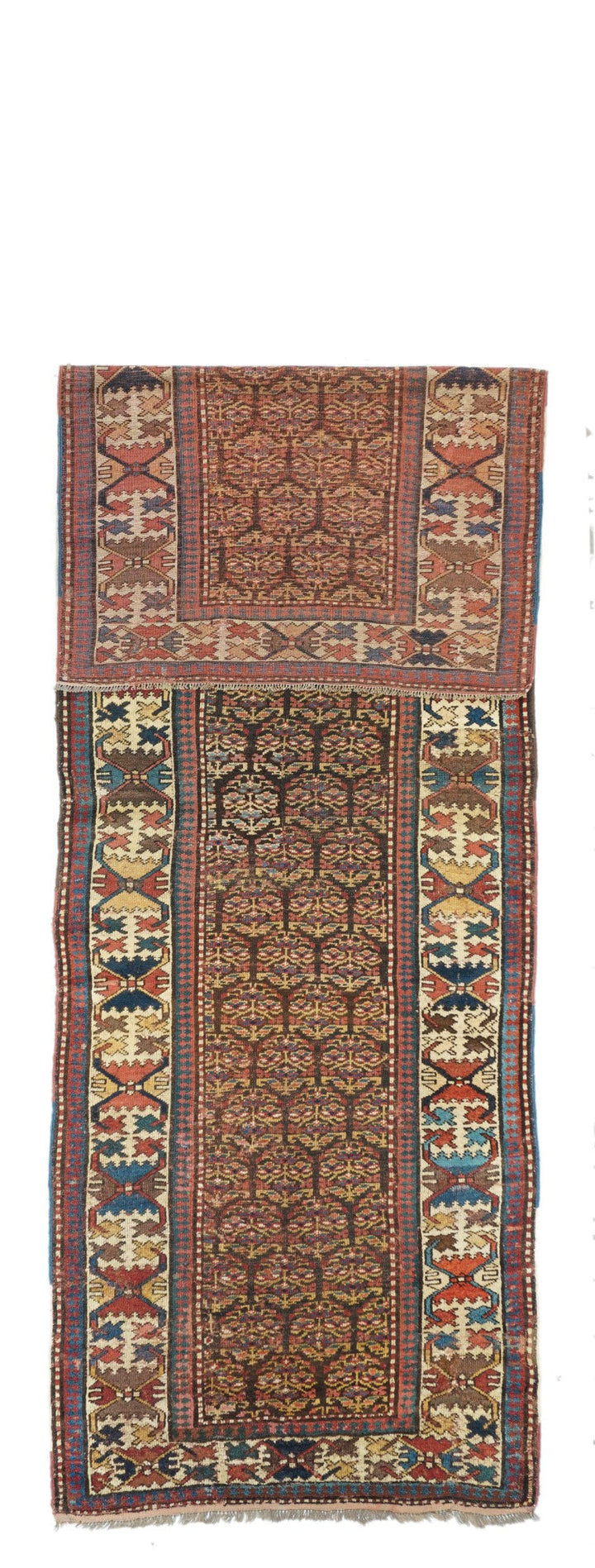 Antique Kazak Runner 3'6'' x 10'9''