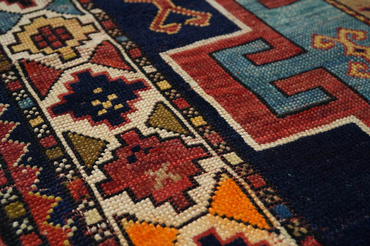 Antique Kazak Rug 3'10'' x 9'5''