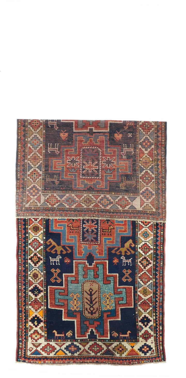 Antique Kazak Rug 3'10'' x 9'5''