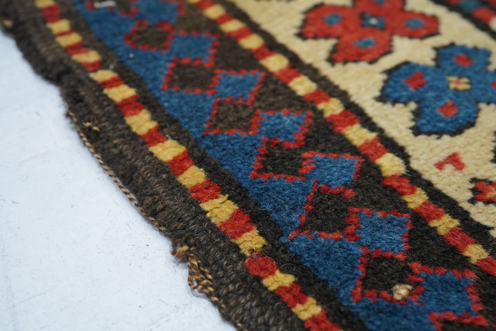 Antique Ganje Kazak Rug 3'11'' x 6'9''