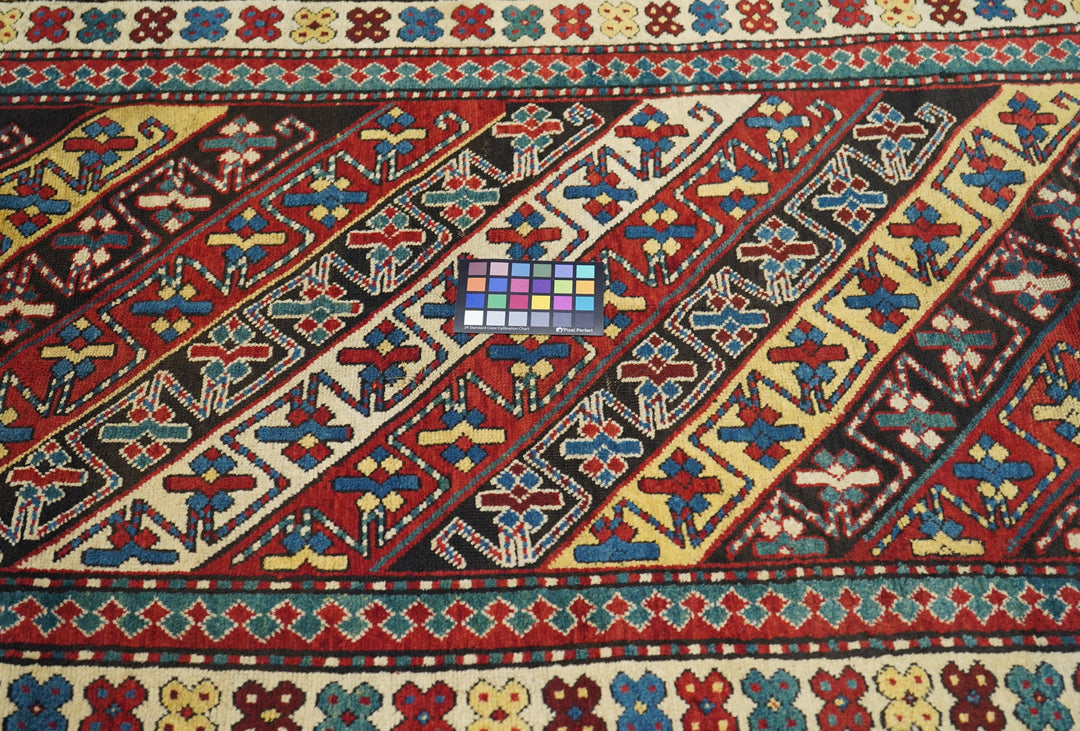 Antique Ganje Kazak Rug 3'11'' x 6'9''