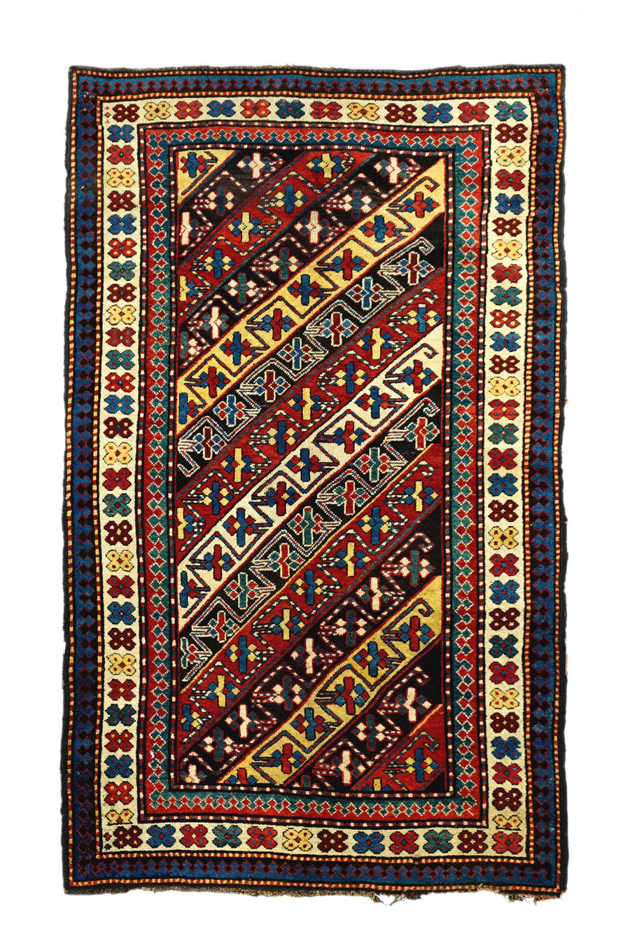 Antique Kazak Rug 3'11'' x 6'9''