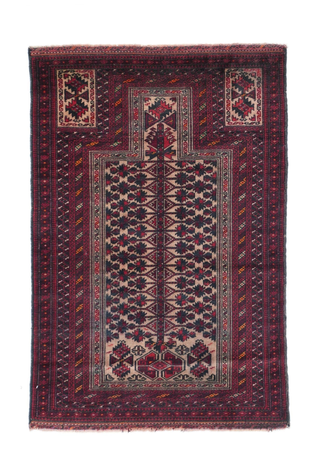 Vintage Balouch Rug 3'2'' x 4'9''