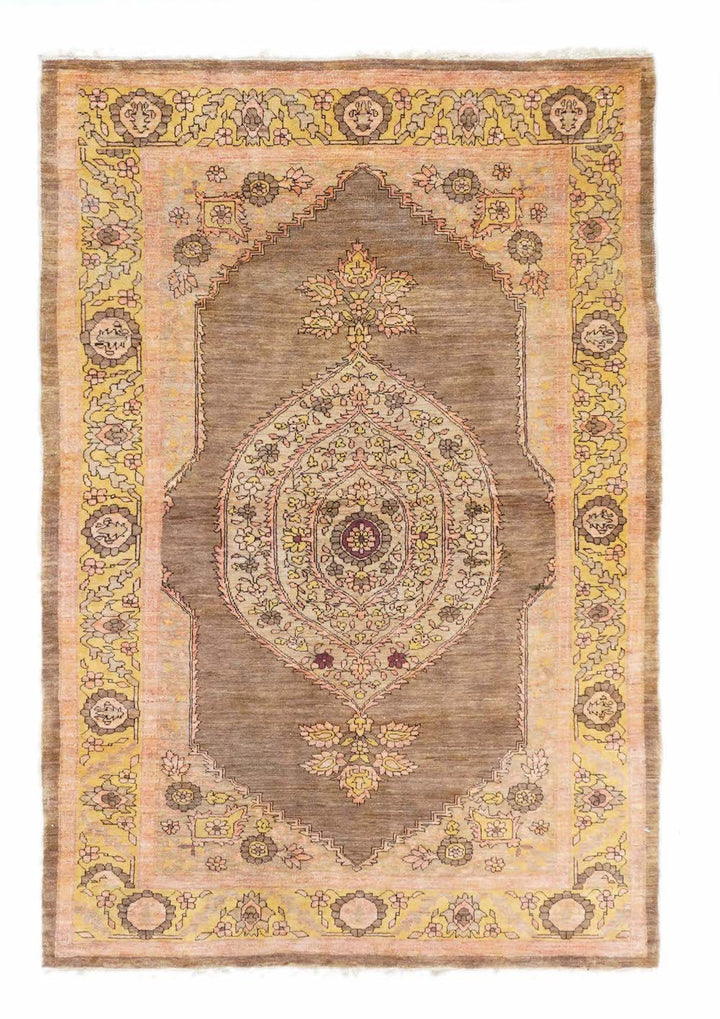 Vintage Tabriz Rug 3'4'' x 5'2''