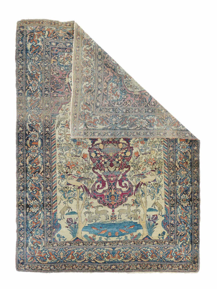 Antique Tehran Rug 4'4'' x 6'4''