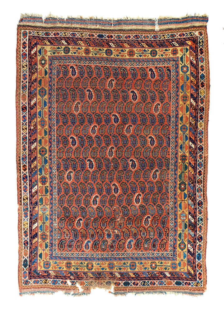 Antique Afshar Rug 4'3'' x 6'