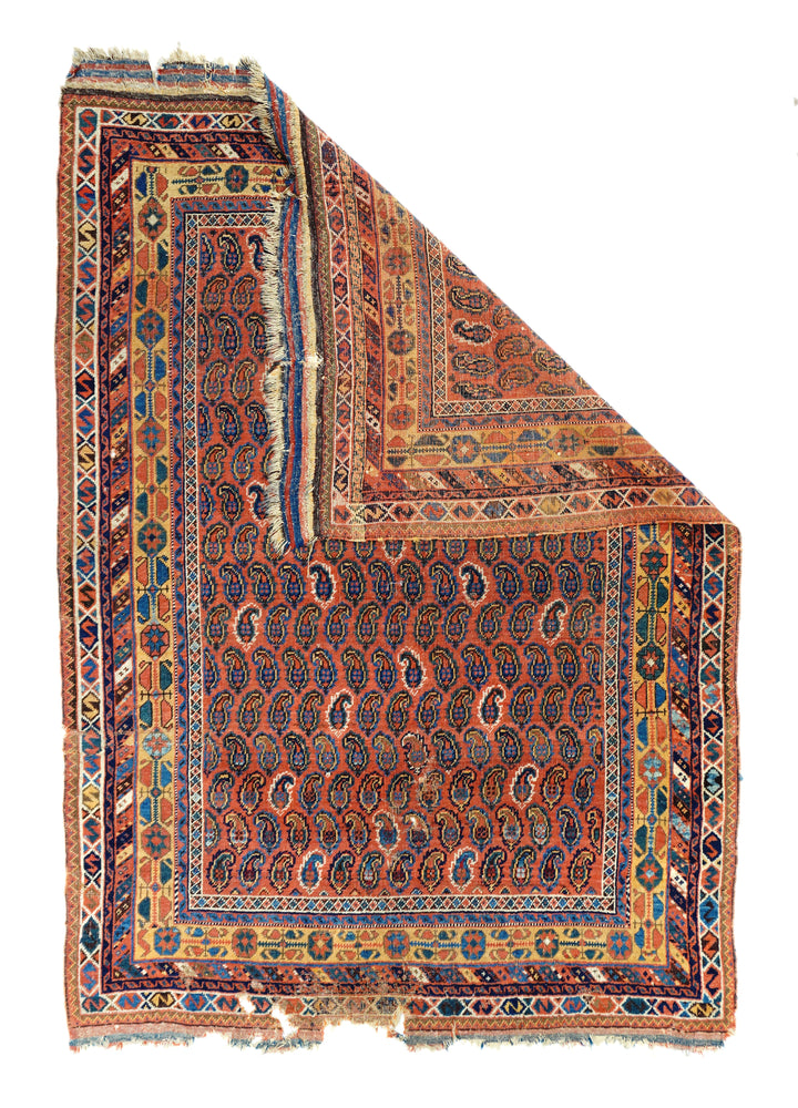 Antique Afshar Rug 4'3'' x 6'0"