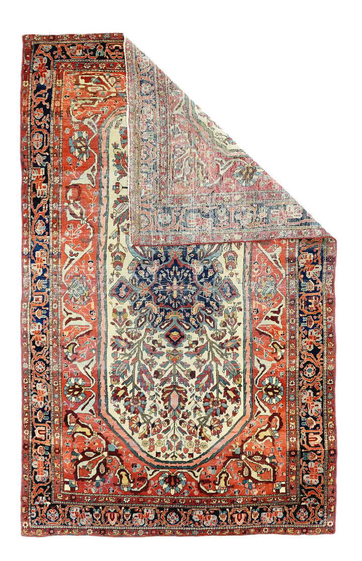 Antique Farahan Sarouk Rug 4'0'' x 6'7''