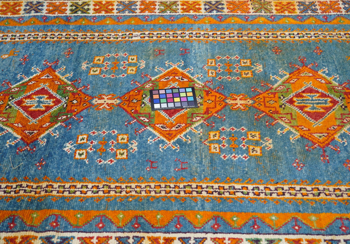 Vintage Moroccan Rug 4'4'' x 7'7''