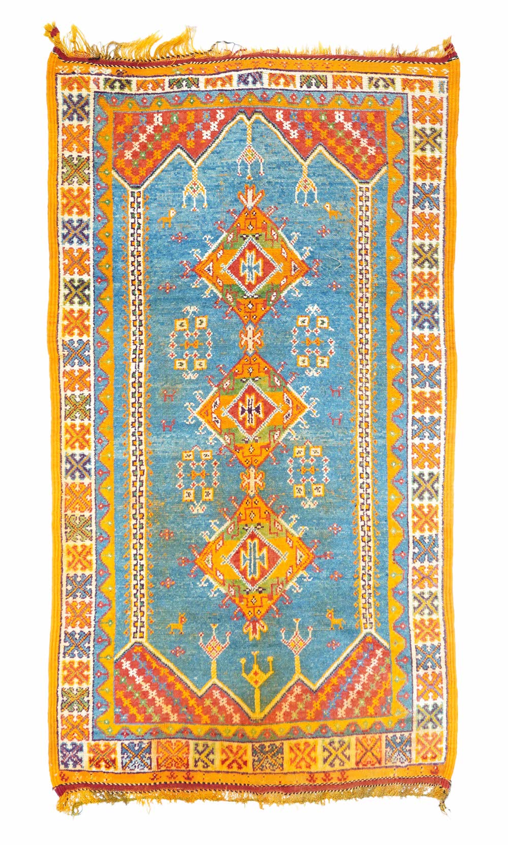 Vintage Moroccan Rug 4'4'' x 7'7''