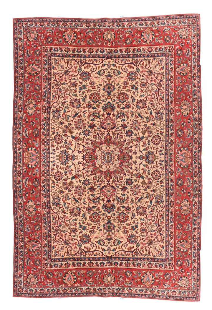 Vintage Isfahan Rug 6'5'' x 9'10''