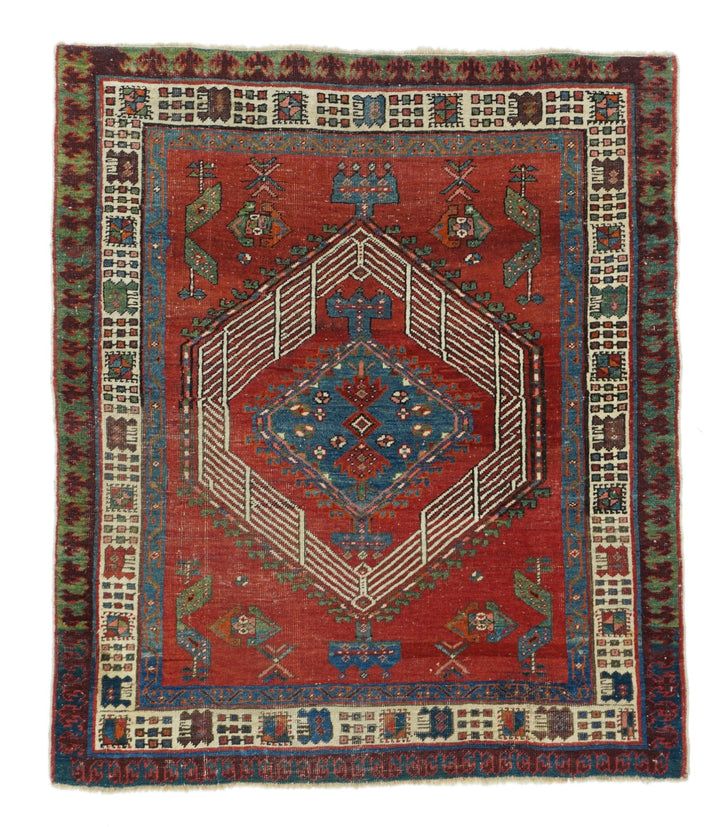 Antique Sarab Rug 3'8'' x 4'3''