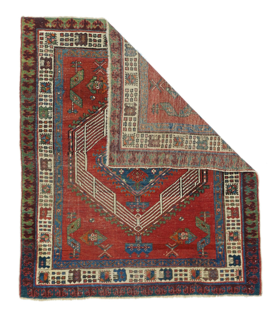 Antique Sarab Rug 3'8'' x 4'3''