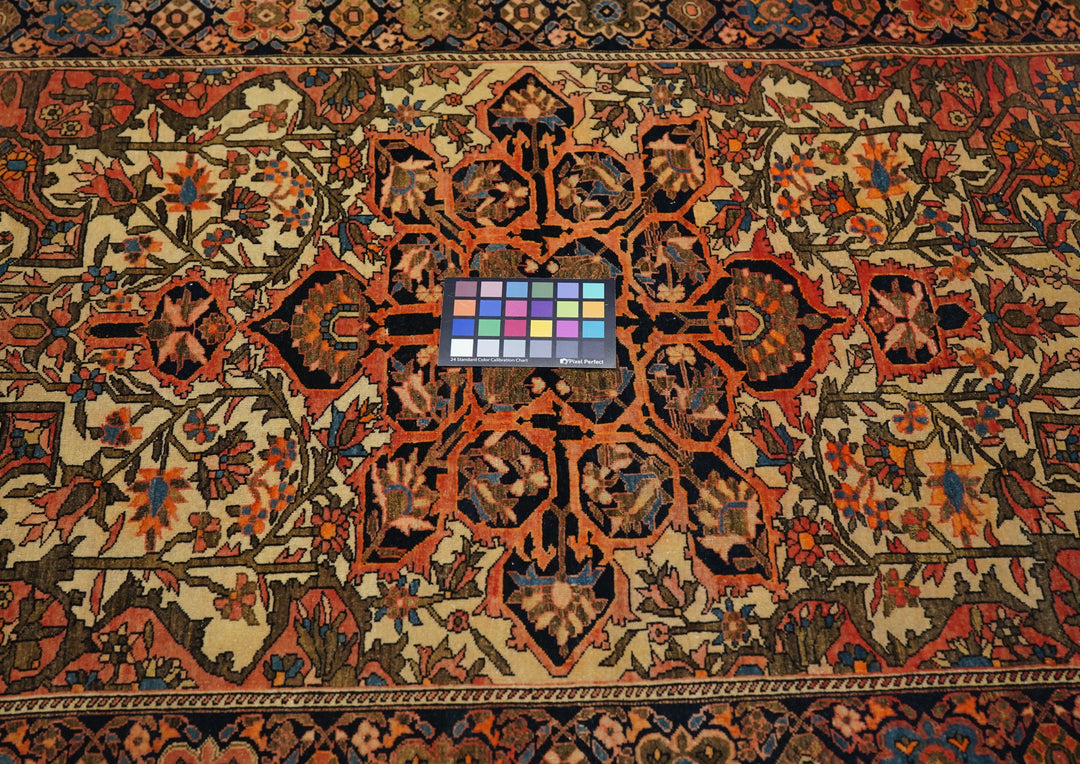 Antique Sarouk Rug 3'4'' x 4'10''