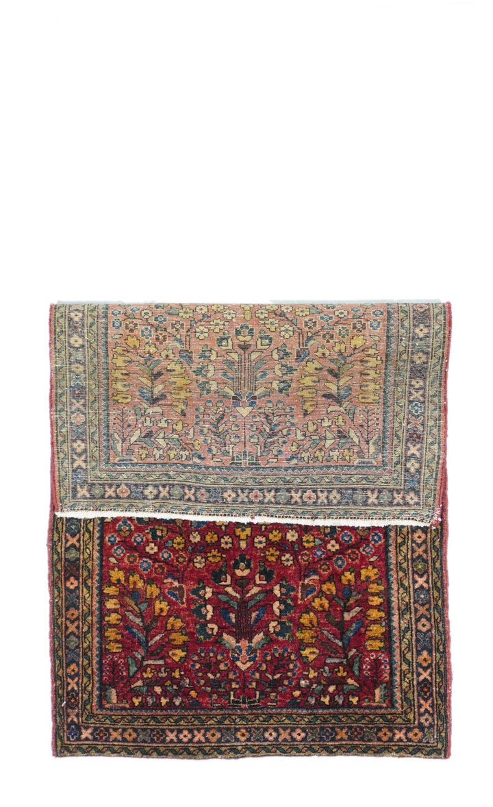 Antique Sarouk Rug 2'1'' x 3'10''