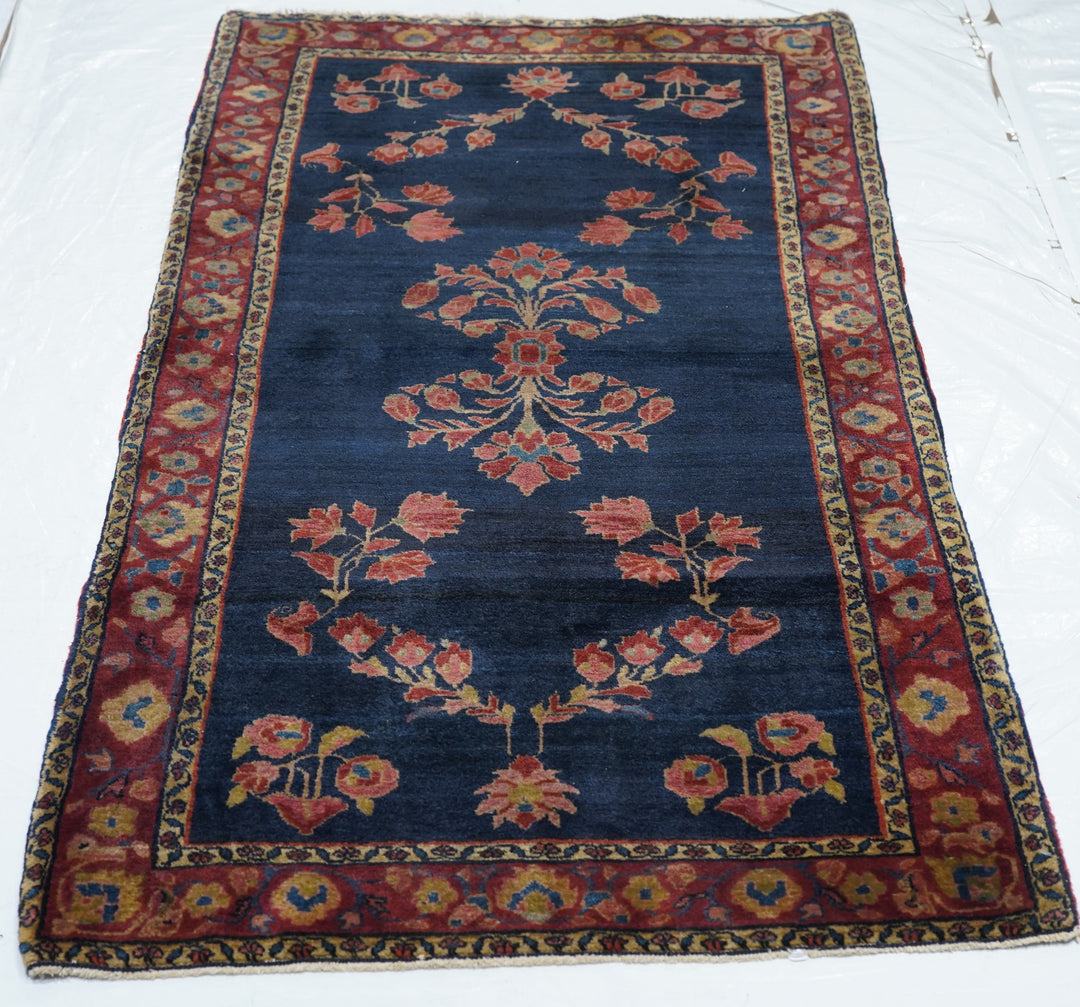 Antique Sarouk Rug 2'7'' x 4'10''