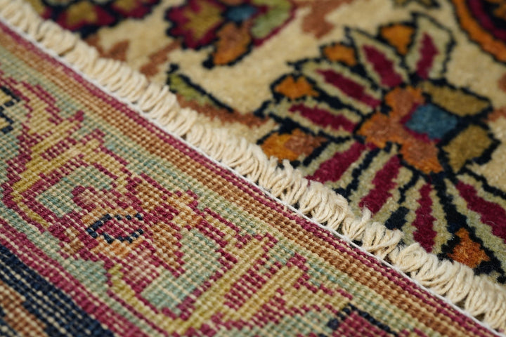 Antique Persian Kerman Lavar Rug 4'4'' x 5'10''